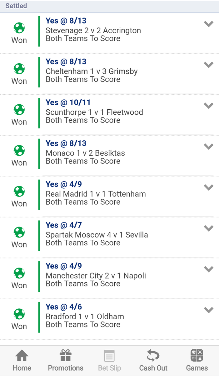 BeHitFit's tweet photo. @abbott_kris @FootyAccums Cheers @FootyAccums, cheeky £1 and added City in there 👊 https://t.co/iqVhjAJ1ff