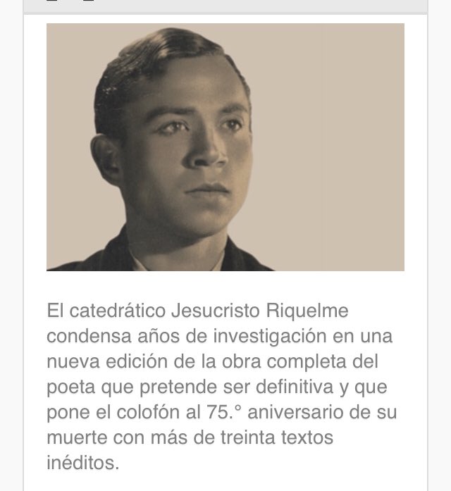 bibliomanos's tweet photo. Miguel Hernández : se edita la obra completa “definitiva” https://t.co/yDxRlvn5eK