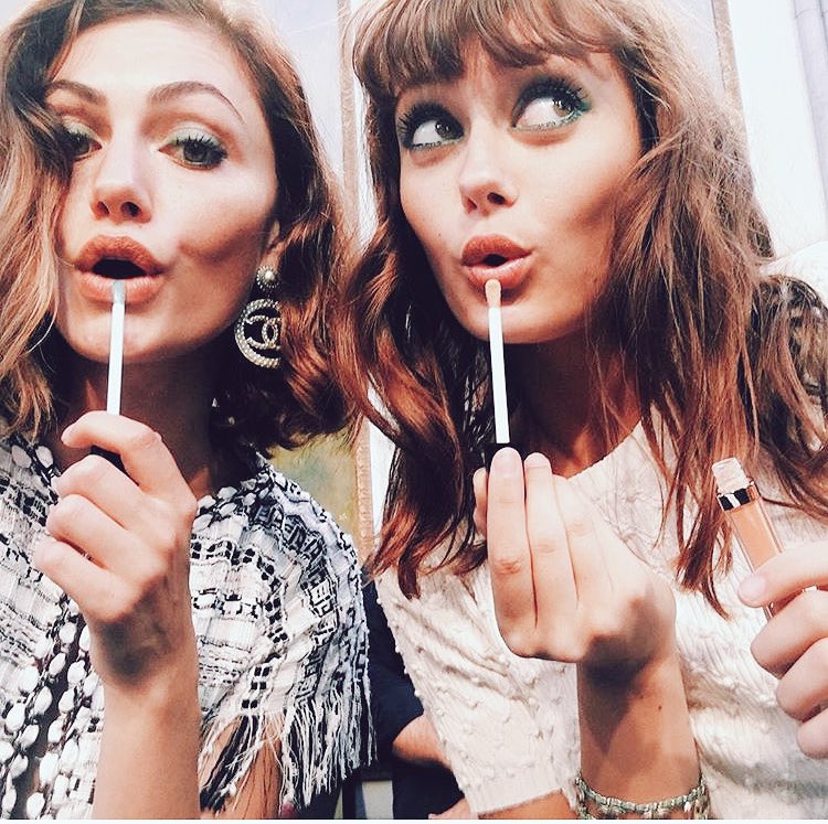 CHANEL. phoebe on instagram with @Ella_Purnell for. 