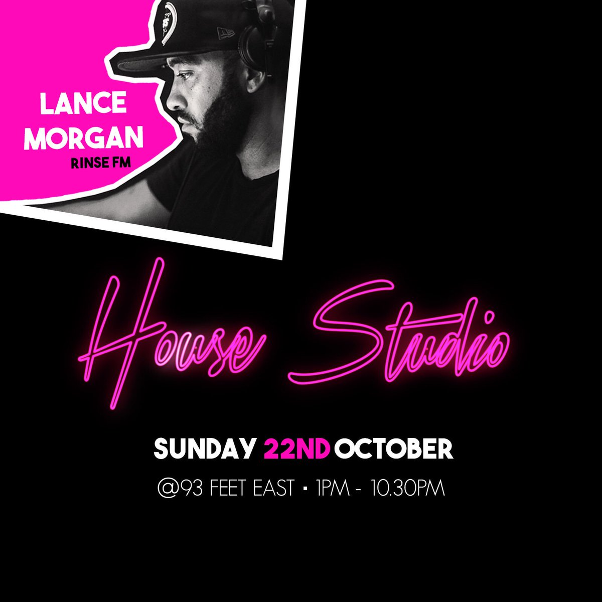 Catch <a href="/LanceMorganDJ/">Lance Morgan</a> this Sunday <a href="/93FeetEast/">93FeetEast</a> #topdj #techhouse #vibes #housemusic #techno #shoreditch #hoxton #event #dj #djlife #rinsefm