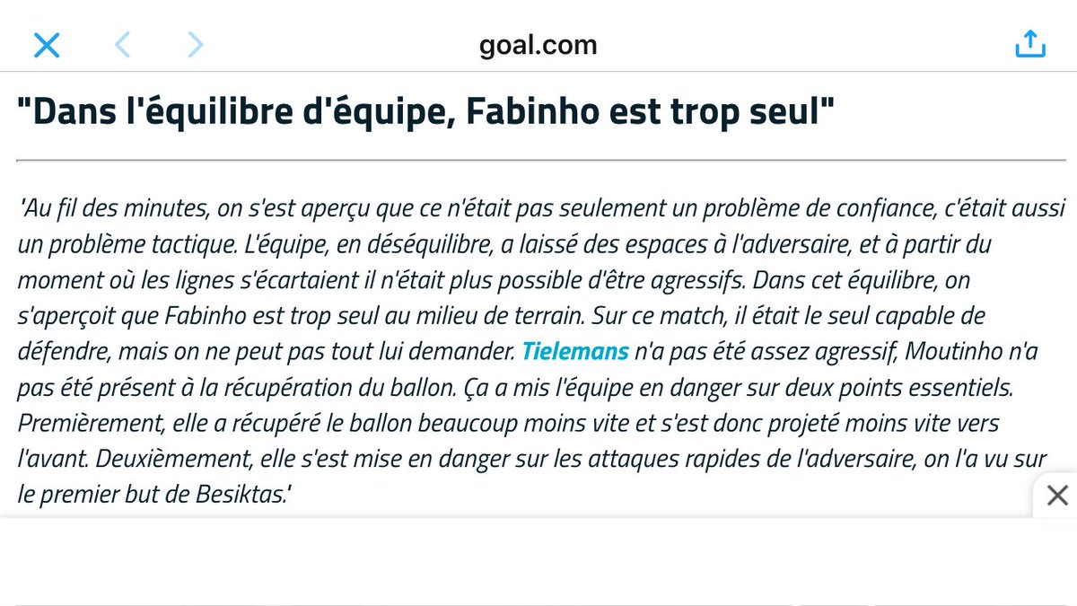 GoalFrance's tweet photo. L'œil du coach après #ASMBJK. @DidierTholot : "Dans l'équilibre d'équipe, Fabinho est trop seul" (2)
#CoachTholot ⬇️
https://t.co/ZBVVaZovQA https://t.co/cw8bxZ3d1W