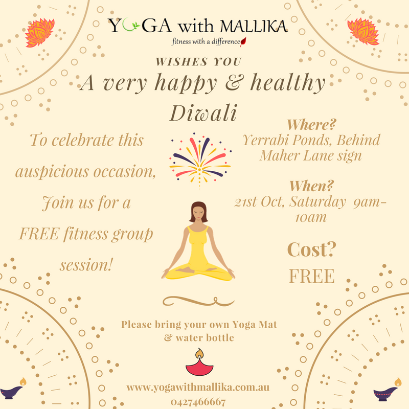 Wishing you all a very happy Diwali 🕉🎉
#yogawithmallika #hebalhealth