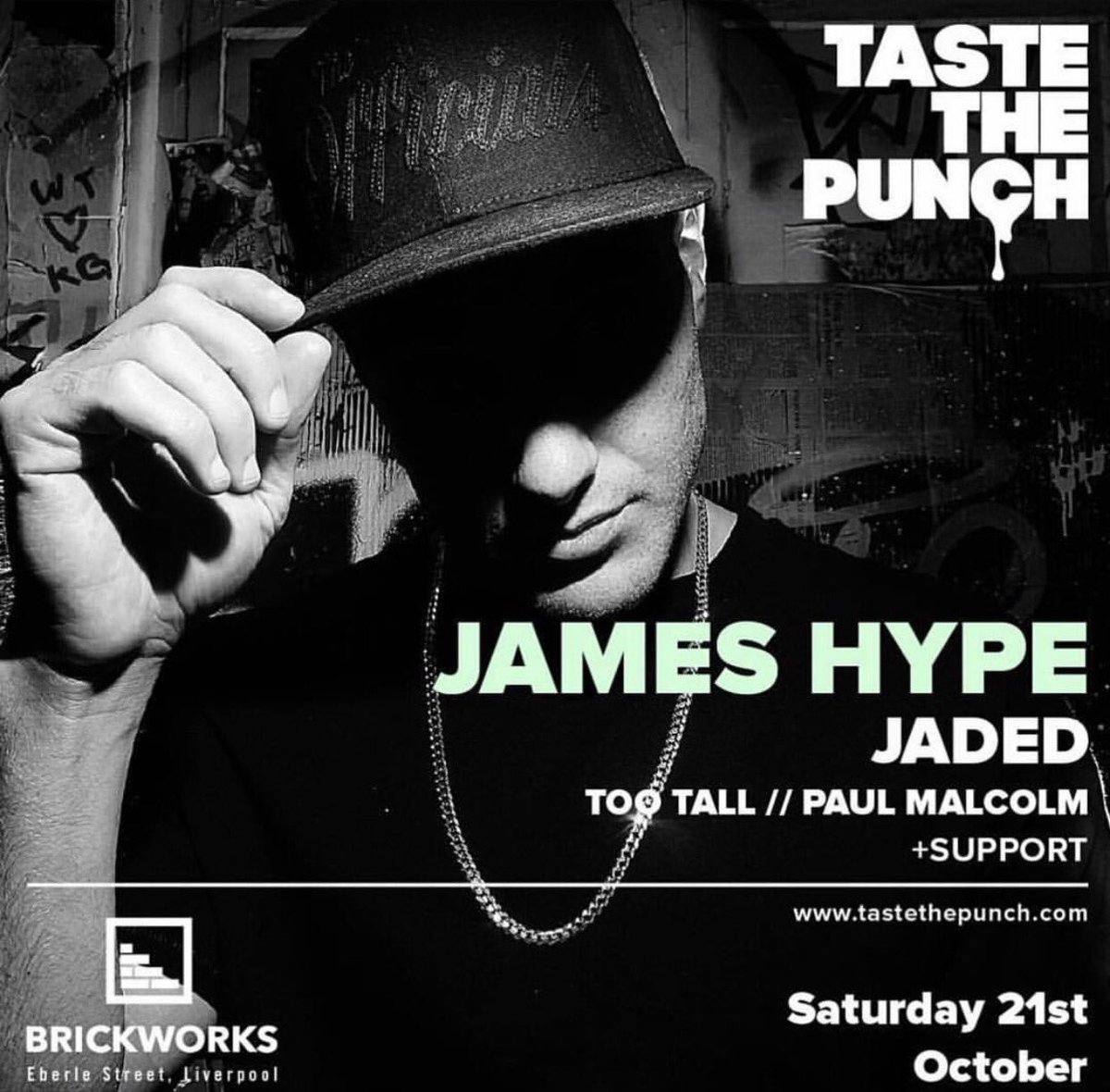 James Hype joins us this Saturday! 

Tickets online: skiddle.com/whats-on/Liver… 

Contact 07748 463657 for table bookings 📲