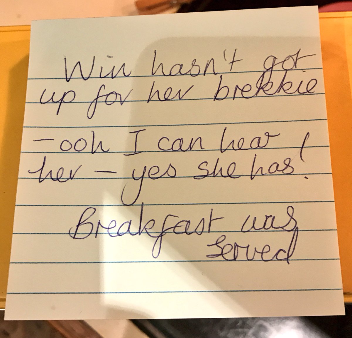 Erinetto's tweet image. I love the development of this narrative, but the suspense could be heightened further #editingfeedback #sorrymum