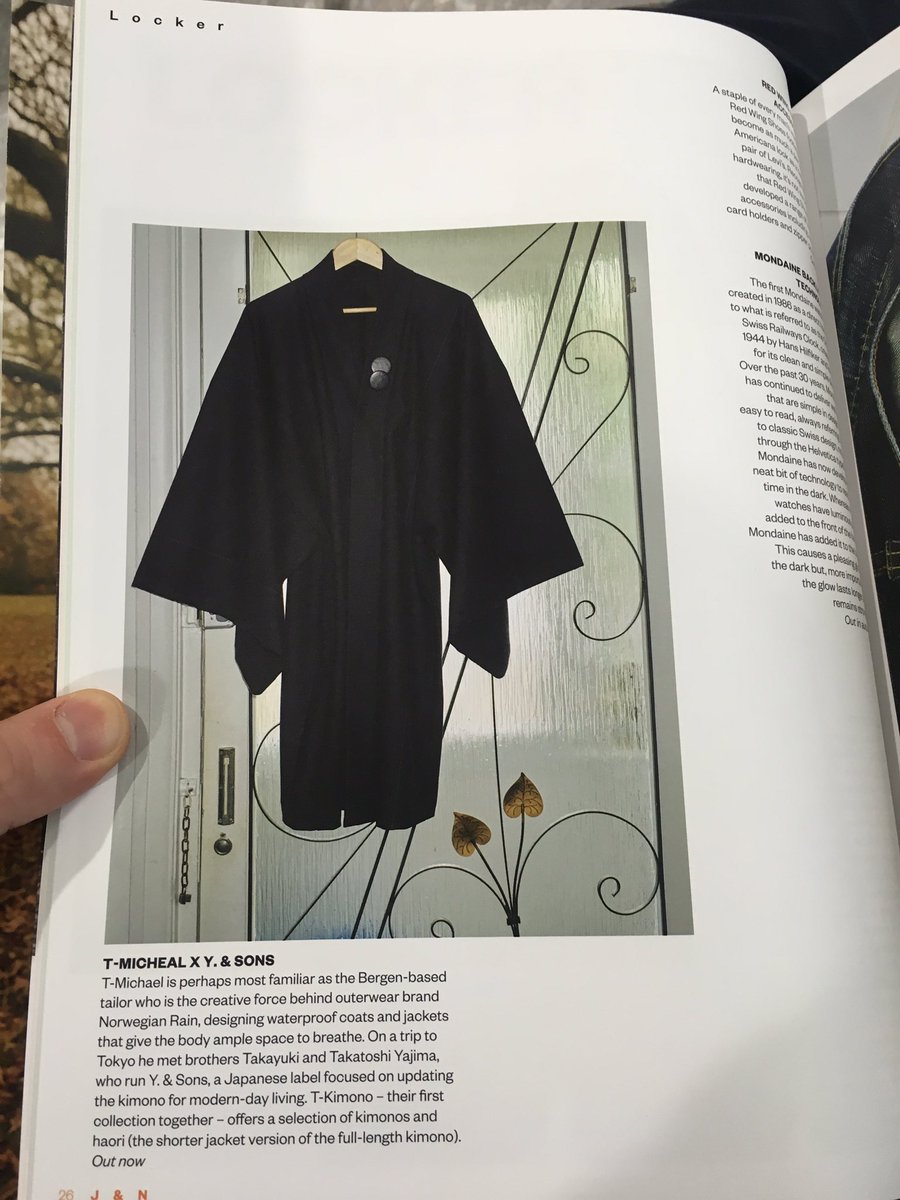 chrischass's tweet photo. Enroute to Tokyo and catching a glimpse of #TKIMONO featured in @JocksAndNerds 🔥 https://t.co/iG7K6Z8JB8