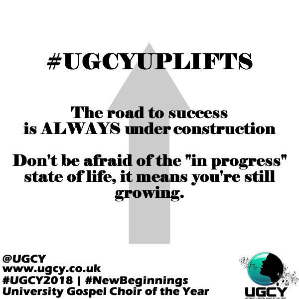UGCY's tweet photo. #MidWeekUplift "in progress" means you're moving forward. Be wary that you never become stagnant. #KeepItMoving #UGCY #newbeginnings https://t.co/qCEu6qbkSu