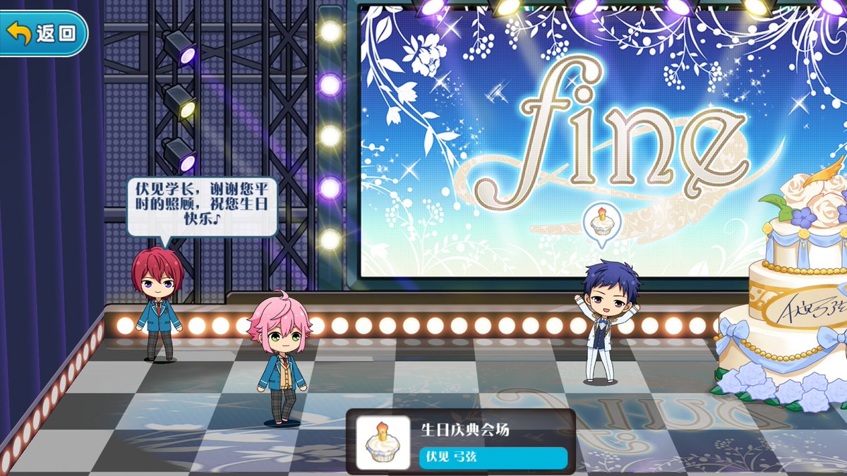 appositewhite's tweet photo. Tsukasa: Fushimi-senpai, thank you for always taking care of us. A very happy birthday to you♪ https://t.co/phud5G56jW