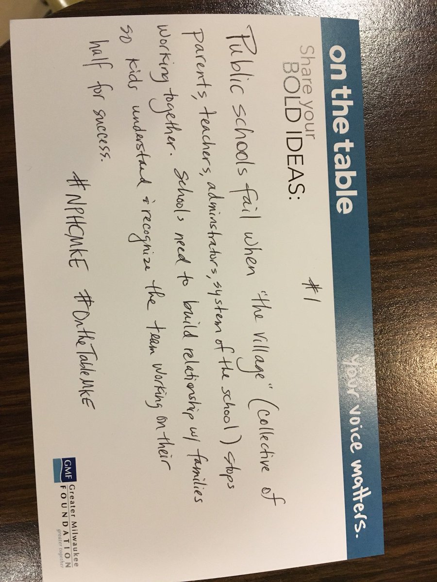 NPHC_MKE's tweet photo. #OnTheTableMke hosted by #NPHCMKE 

Education. Unemployment. Violence.
We talked solutions! https://t.co/CZEub67sN3