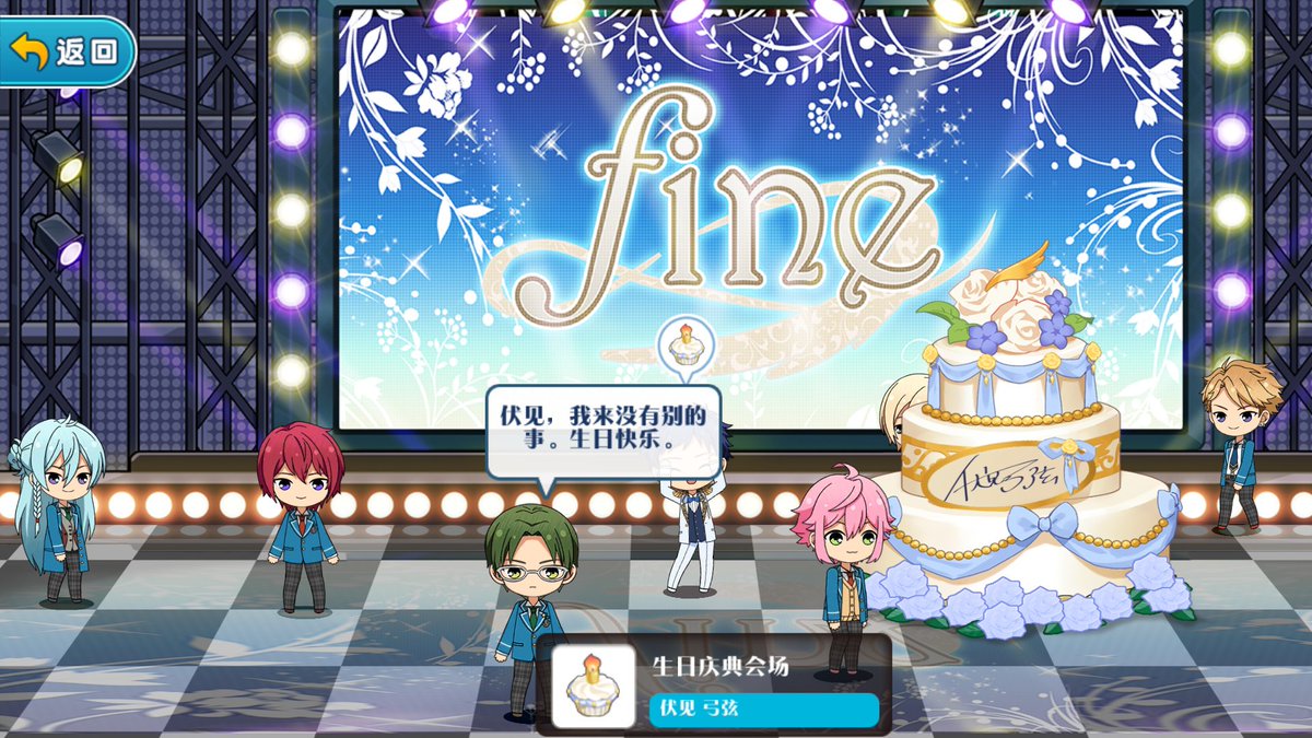 appositewhite's tweet photo. Keito: Fushimi, I don't have any other reason for being here. Happy birthday. https://t.co/wjCDCftcQP