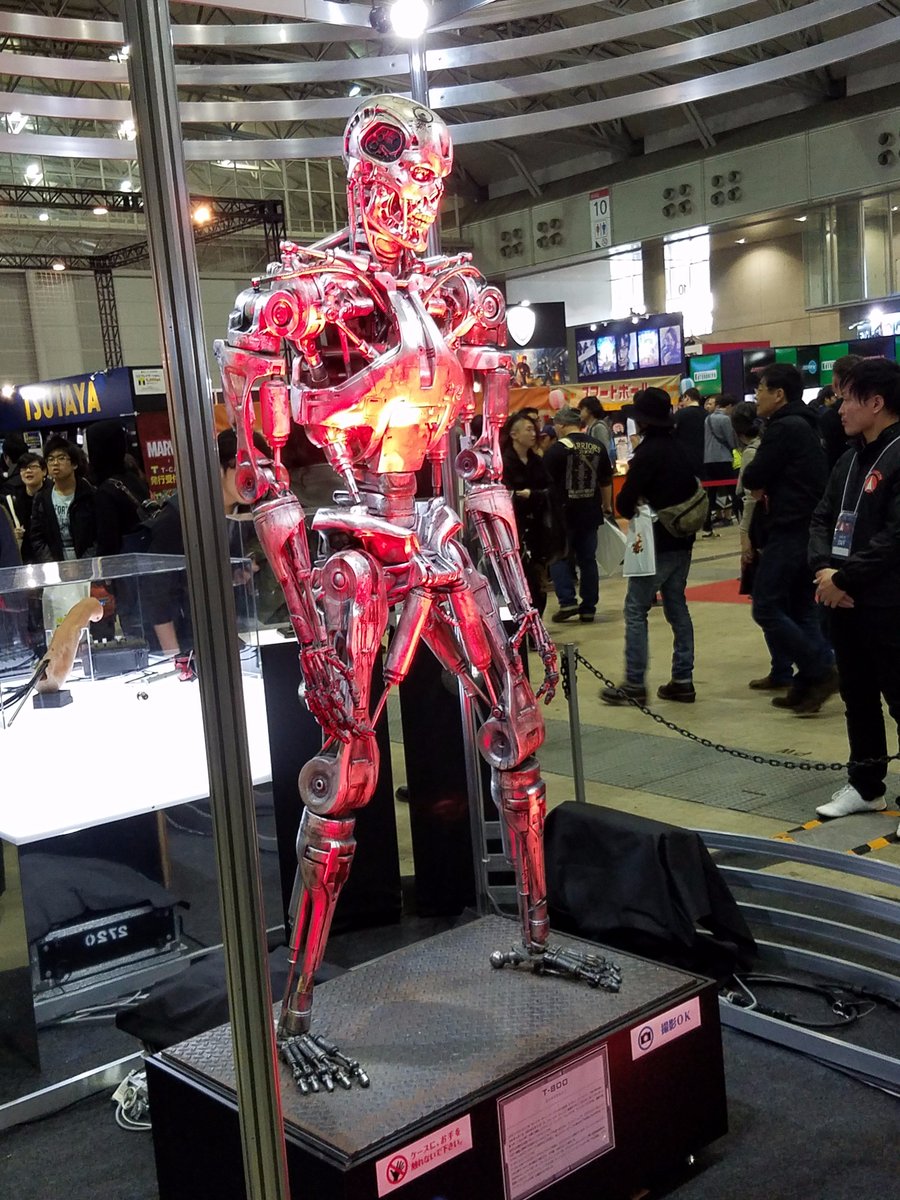 justicedition's tweet photo. Terminator at #tokyocomiccon2016 https://t.co/lrEfTNSSmo