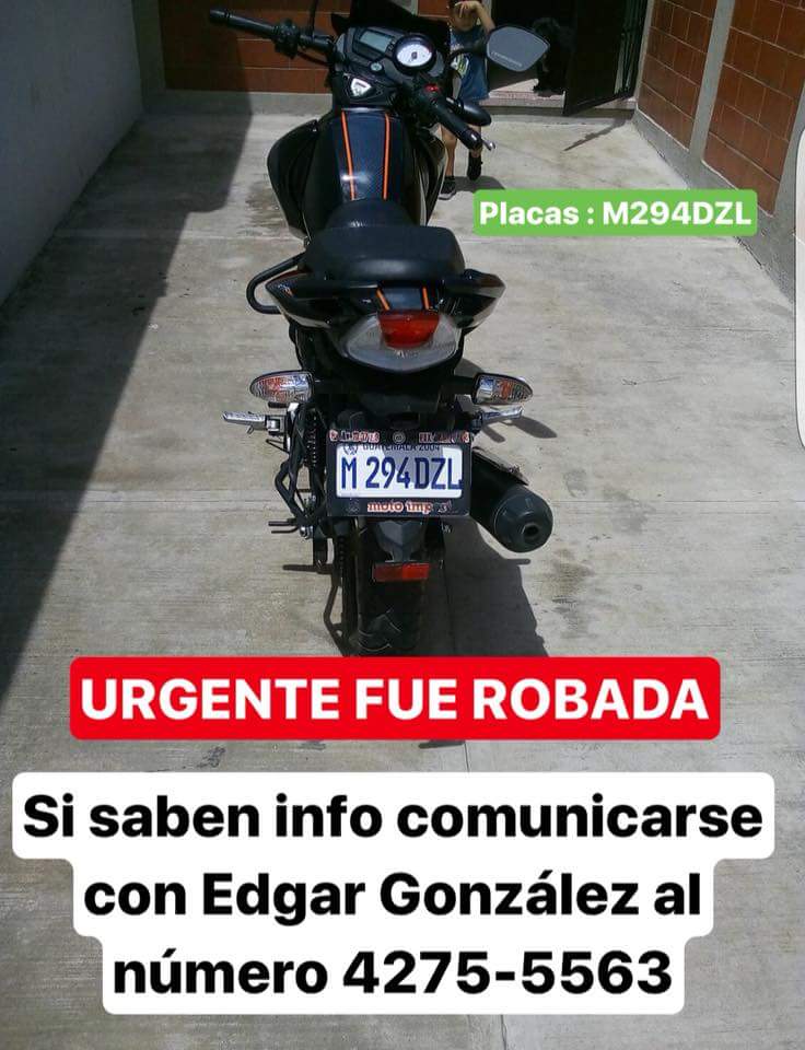 Yadiracc1's tweet photo. A mi sobrino le robaron hoy la moto. Favor retwittear. https://t.co/UghHOWCWox