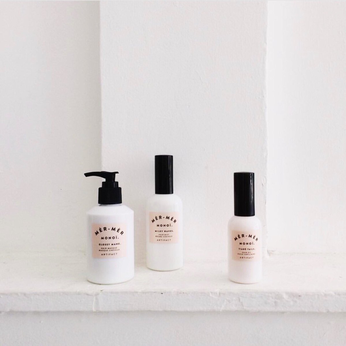 ArtifactSkinCo's tweet photo. 1, 2, 3 | masque, oil, mist.β‘οΈ3 easy steps for magical #mermaid hair all year round.β¨ #MerMerMonoi #topshelf #naturalskincare #greenbeauty https://t.co/EcLVEVQ2kf