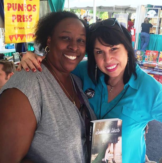 MarysReflection's tweet photo. #fanpic #TXBookFest2015 w/ "Running in Heels: A Memoir of Grit &amp; Grace" by #notedAuthor Mary A. Pérez #fansgofurther https://t.co/qxTNKgyOwp