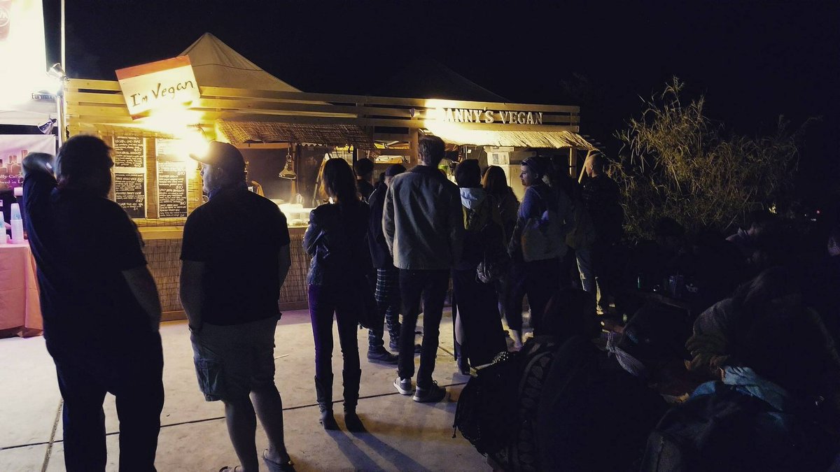 At Desert Daze Music Festival 2017, Joshua Tree, CA. Back again spreading amazing vegan vibes!