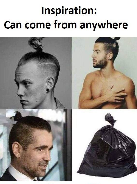 ThunderFerret's tweet photo. #TwitterReviewsAnything 
Man buns are gross https://t.co/TaFnuEZmd3