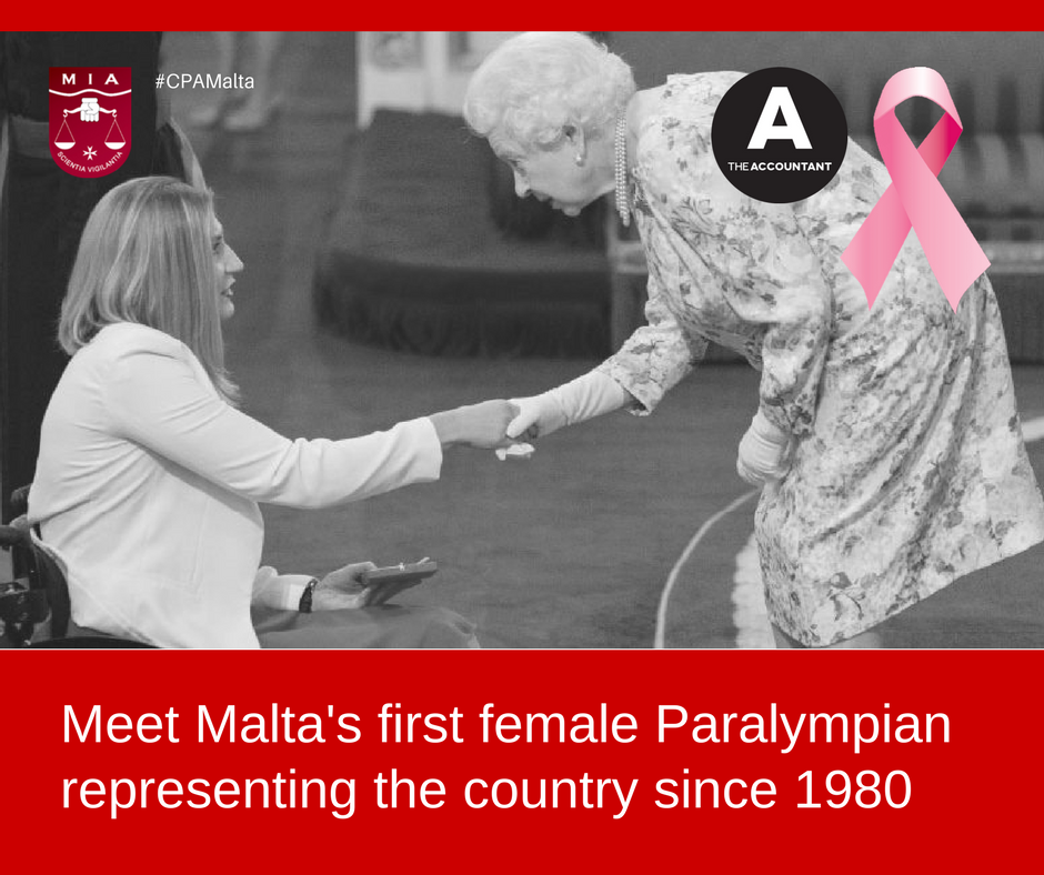 CPAMalta's tweet photo. Meet #Malta’s #1 lady #ParalympianAthlete since 1980, #1 fem swimmer @these games &amp; #Accountant @PwCMalta https://t.co/BLe6Xwu0Wt #CPAMalta https://t.co/5chzmODEUt