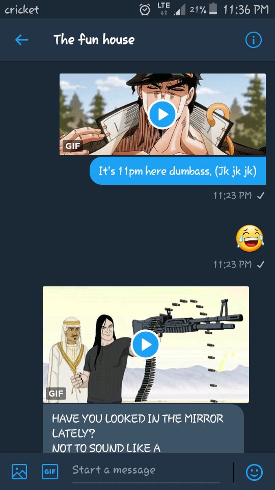 Texanjokester's tweet photo. Bros busting each others balls. 😂 @OfCorruptAspect https://t.co/pewFGcg8bS