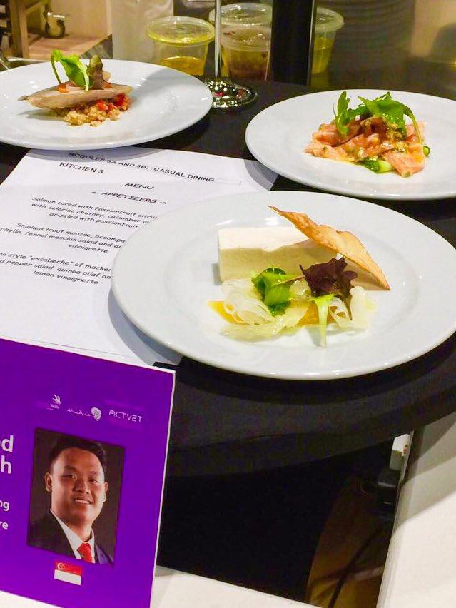 rp_hospitality's tweet photo. It's day 3 and Muhd Danial Suboh continues to wow us with his creativity, confidence, and composure!
Join us to cheer him on Facebook and Instagram (@rp_hospitality) as Danial competes in the final rounds on 18 Oct.
#rppride #gogosingapore #worldskills2017 #rpsoh #bethechange https://t.co/wnHLGHmFGk