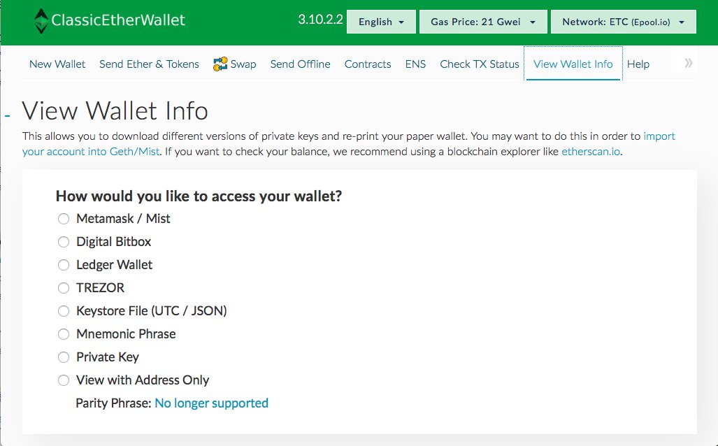 ETCisComing's tweet photo. Online Wallet: For Convenience &amp; Ease of Use - https://t.co/vn2fJlTmXY
8 Easy Ways to Import &amp; Access Wallet  
#EthereumClassic #ETCisComing https://t.co/mVfN0yV61d