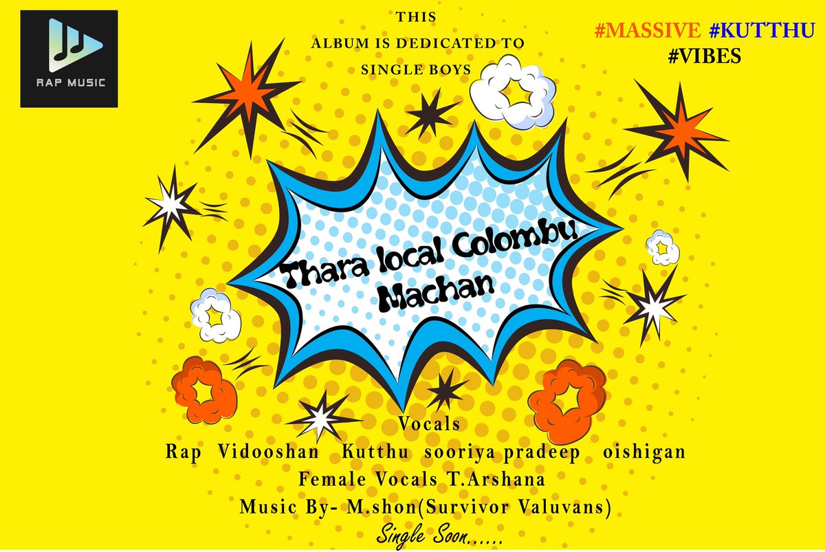 sooriyapradee28's tweet photo. Guys #Massive #kutthu #vibes 💥🤙👌 2nd single #tharalocal #colombo #machan this album is dedicated to single boys single soon...@vsksoori https://t.co/aDTfm8nqz3