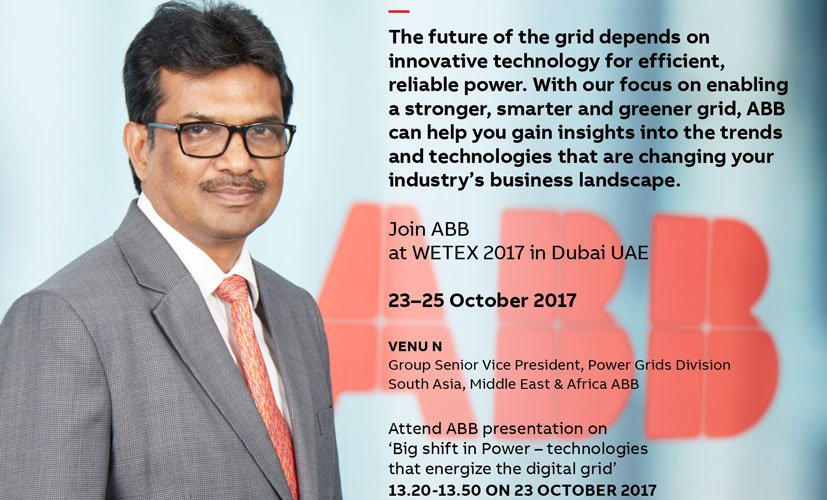 hitachienergy's tweet photo. #ABB presents the latest #power #technologies that energize the #grid at #WETEX2017 in #Dubai (October 23-25)#UAE https://t.co/8lnnGznEeg https://t.co/dSXK1CVwdk