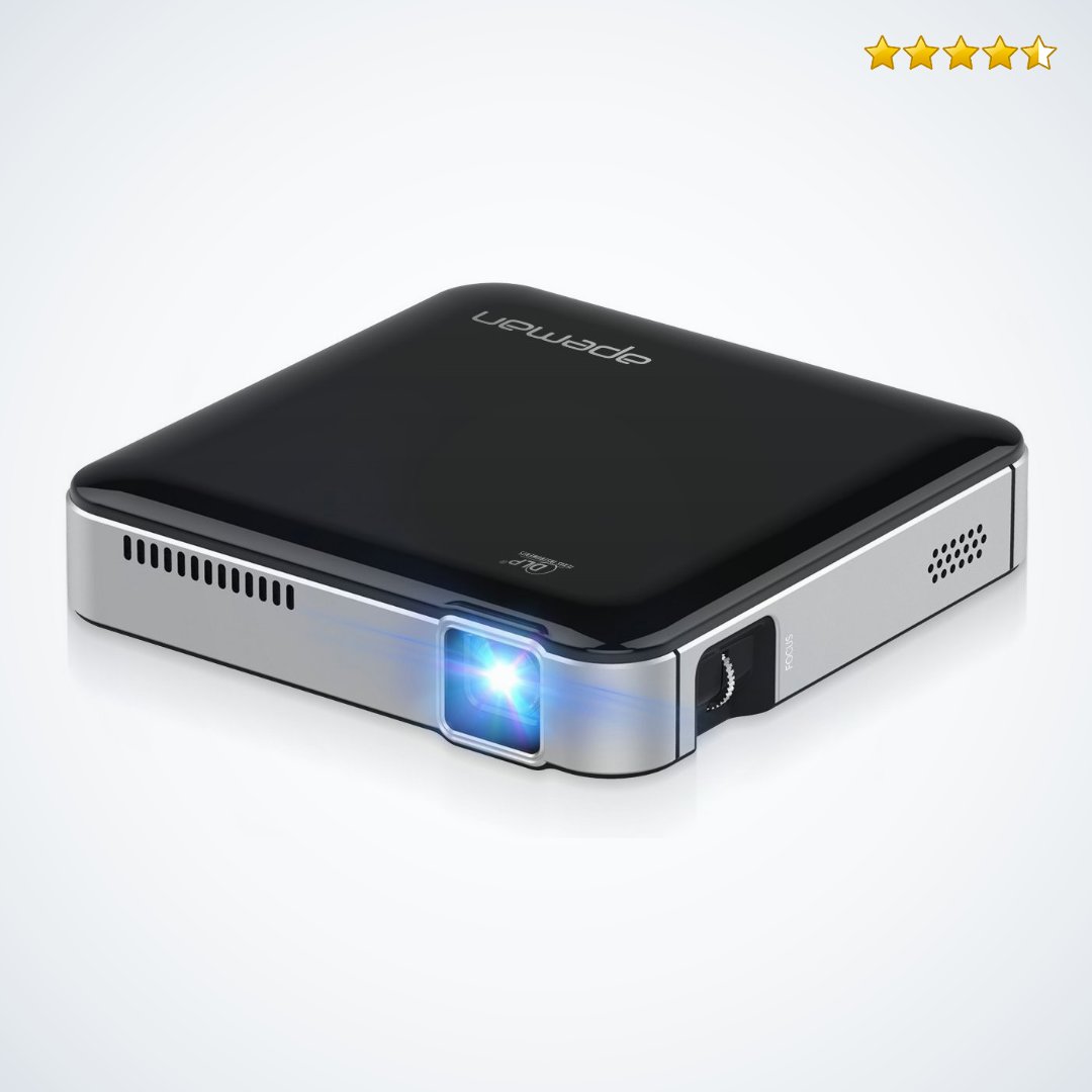 APEMAN Mini Video Projector DLP Pocket 