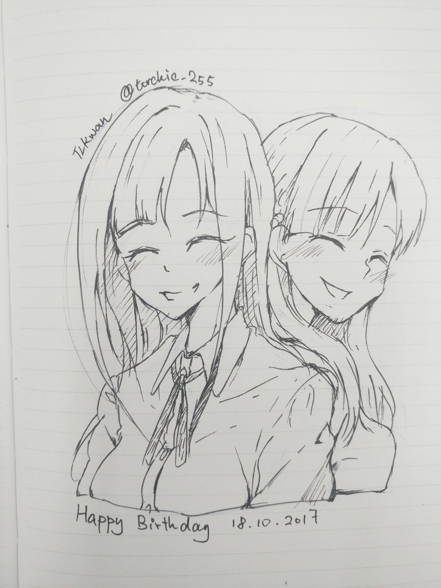 Happy Birthday!!
#水本ゆかり生誕祭2017 
#小早川紗枝生誕祭2017 