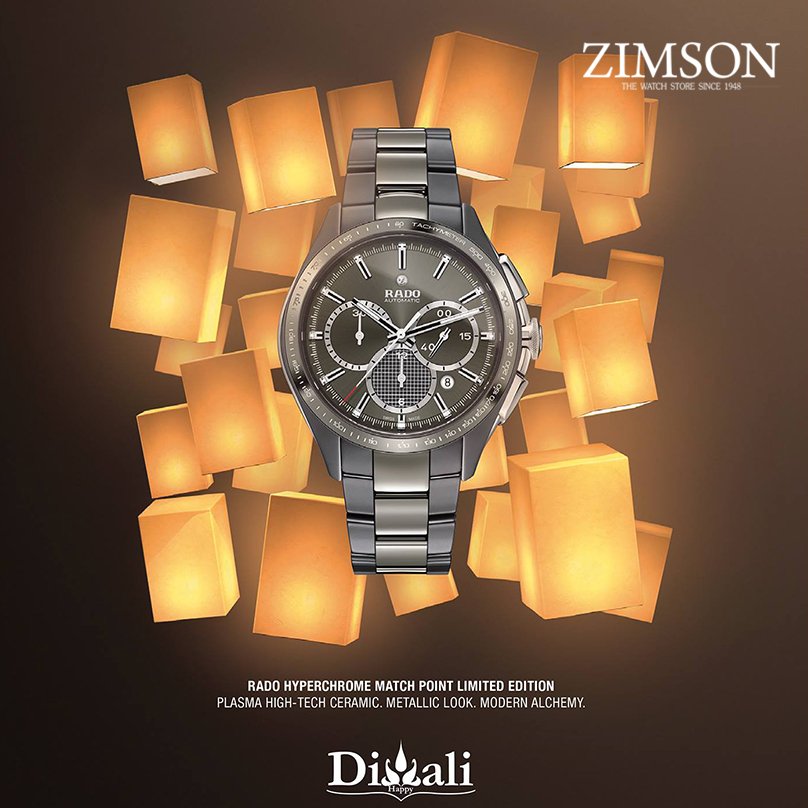 zimsonwatches's tweet photo. Light up your life! Enjoy a bright Diwali with the #Rado HyperChrome Match Point Tachymeter.
#PlasmaCeramic #CeramicWatch #LimitedEdition https://t.co/LDbzwJZAxJ