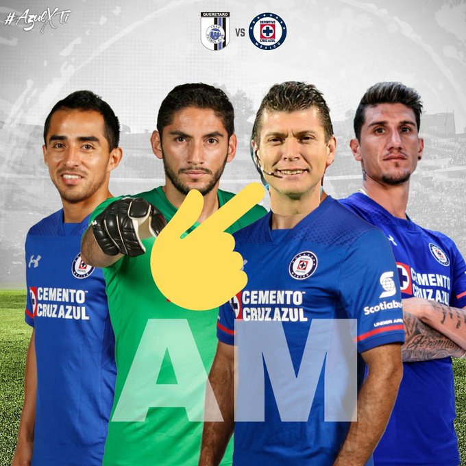 Cuando el jugador del partido es el &aacute;rbitro 😂😂😂 #CruzAzul https://t.co/0LjRQhPlja<a href="/tag/cruzazul"class="tags"><span>#cruzazul</span></a>