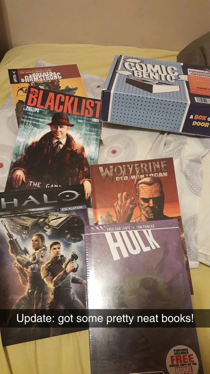 katamaris4ever's tweet photo. Got a #ComicBento at @officialfye and I have to say, I'm impressed by the selection! Can't wait to read them!
@ComicBentoHQ https://t.co/Y0OszCQg6d
