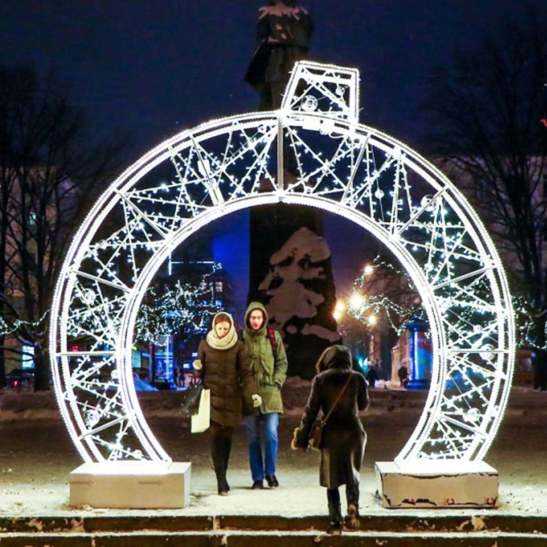 Световые новогодние арки