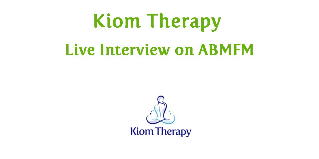 kiomtherapy's tweet photo. Learn more about Kiom #MassageTherapy #energy #healing &amp; #rehabilitation - listen to the live #interview on @ABM_FM https://t.co/10p2g6t11P https://t.co/MOzRXHGIXY