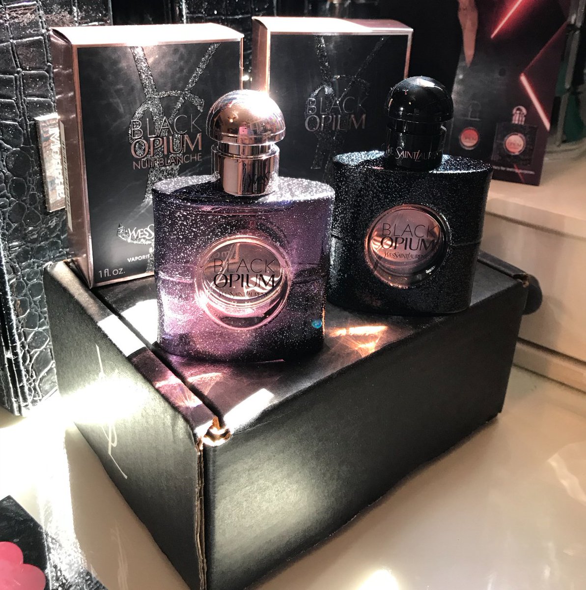 genmakeup4life's tweet photo. @influenster @yslbeauty #BlackOpium #complimentary just lovely ✨💖💖✨ https://t.co/45fc1hGsov