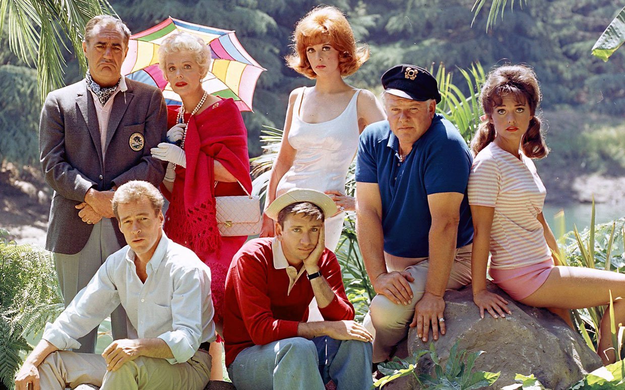 Happy Birthday to Dawn Wells(far right, sitting on rock) who turns 79 today! 