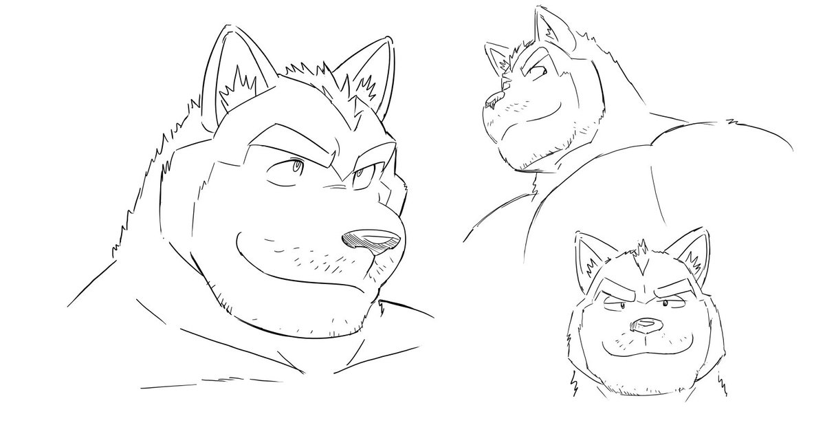 Saltypoundcake's tweet photo. His face is just fun to draw https://t.co/5ul6233krQ
