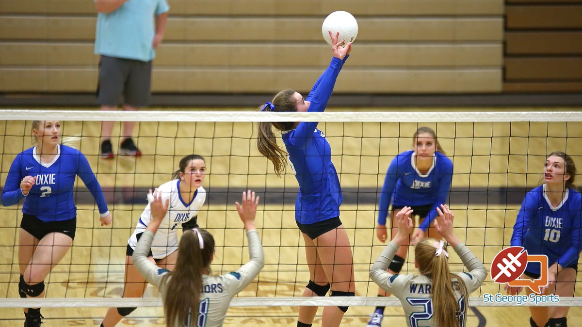 STGnews's tweet photo. Desert Hills clinches title with road win; Dixie snares No. 2 seed #soutahvb #reg9vb #region9preps
https://t.co/JFdCat5GrI https://t.co/ituWjE8z8P