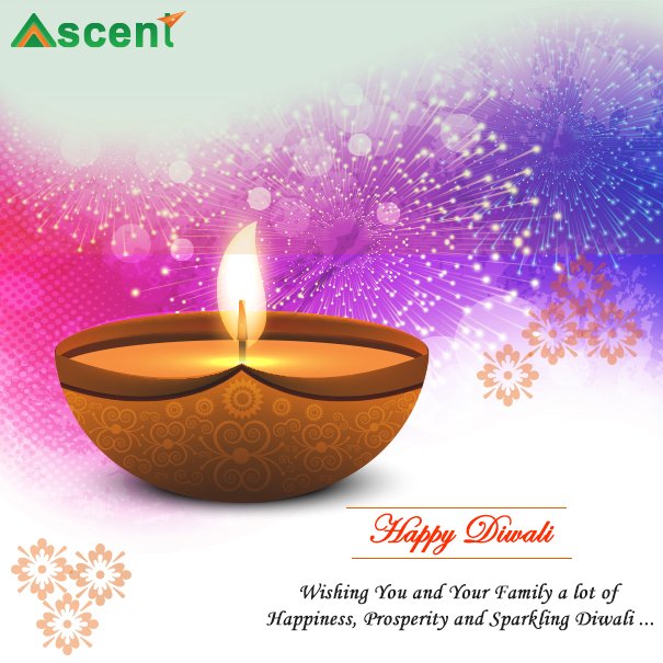 AscentItGroup's tweet photo. Wishing you all a very Happy, Prosperous &amp; Safe Diwali ... :) https://t.co/hwESdc6t3w