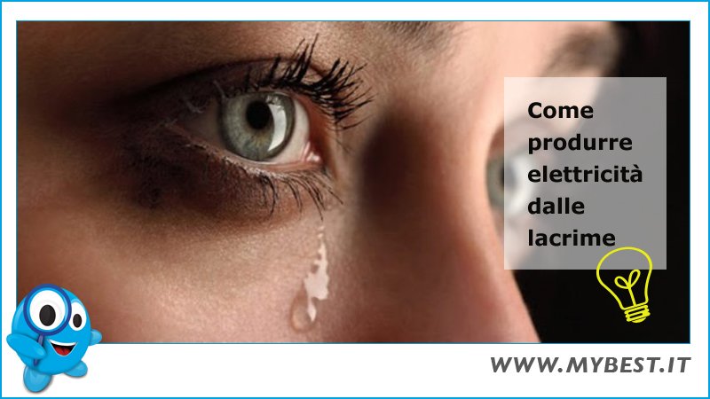 Arriva dall'Irlanda un innovativo esperimento e studio per generare energia elettrica dalle nostre lacrime. goo.gl/vEkdPY