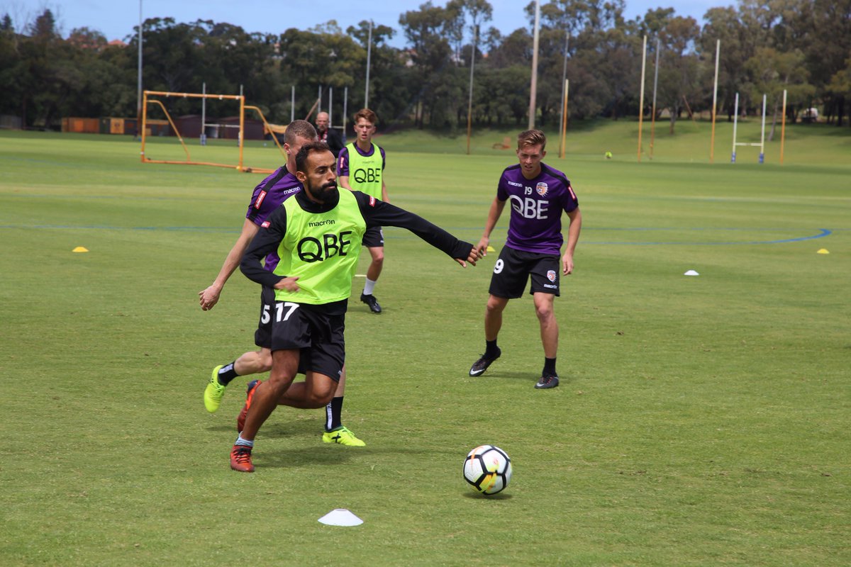 PerthGloryFC's tweet photo. Great session this morning ahead of our first home game of the season 💪

Grab your tickets for this Sunday 👉 https://t.co/mqULcf3zUO https://t.co/RQm1fJsIkP