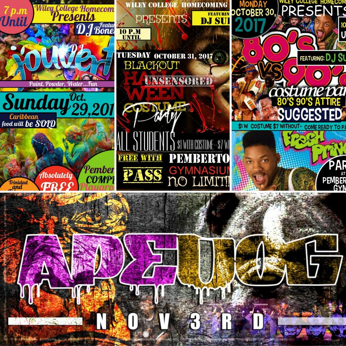 WTFLamont's tweet photo. This line up is tough!!! #WileyCollege #WCHC2k17 #WcNation #wiley21 #wiley20 #wiley19 #wiley18 #TJC #JCC #SFA #EastTexas https://t.co/BVtS4SuNfT