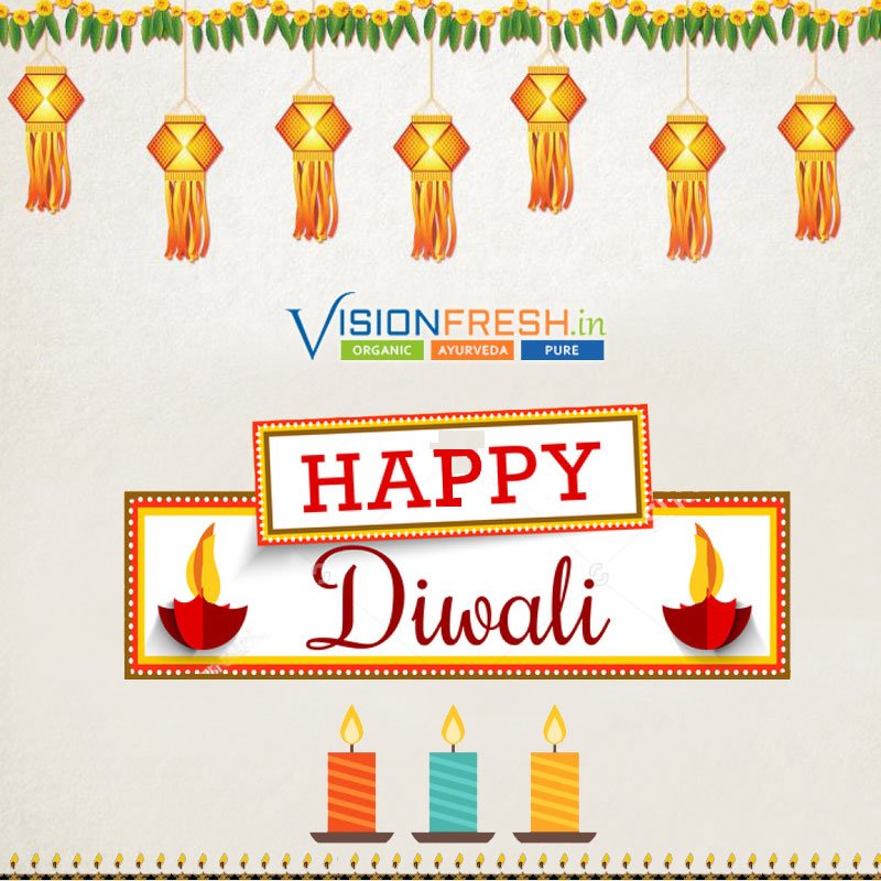 Visionfresh_in's tweet photo. Wishes To All On Auspicious Day Of #Diwali. Wish You Peace, Prosperity &amp; Lots Of Love And Happiness. #HappyDiwali

https://t.co/Ha28f2vleD https://t.co/a8HqVMdLmO