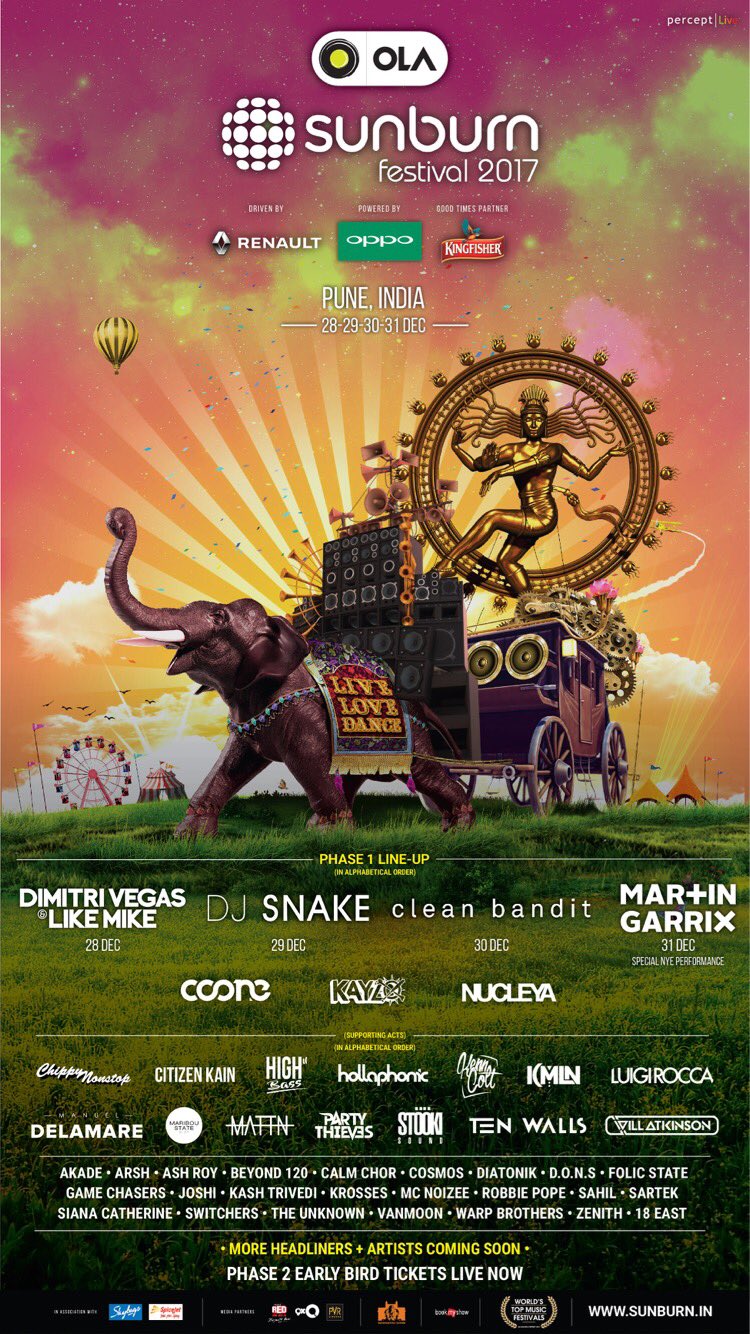 Festival 2017 tickets sale