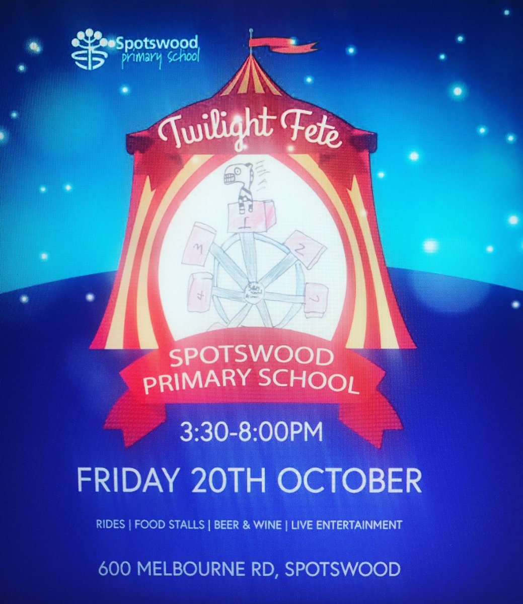 Adamcooney17's tweet image. Im on the hamburger stall Friday at Spotswood Primary’s fete 🍔 u can also have the chance to dunk me in the famous Spotty Dunking machine!