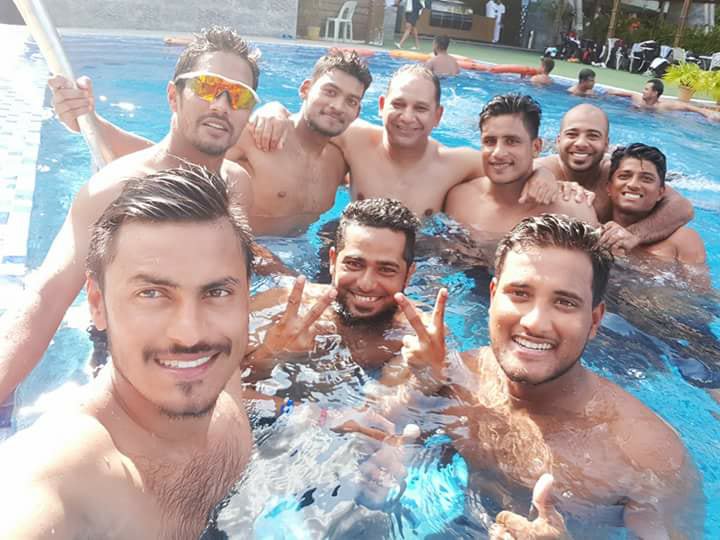 A perfect place for taking bath after the hard training session. The atmosphere of Cox's Bazar is just amazing!