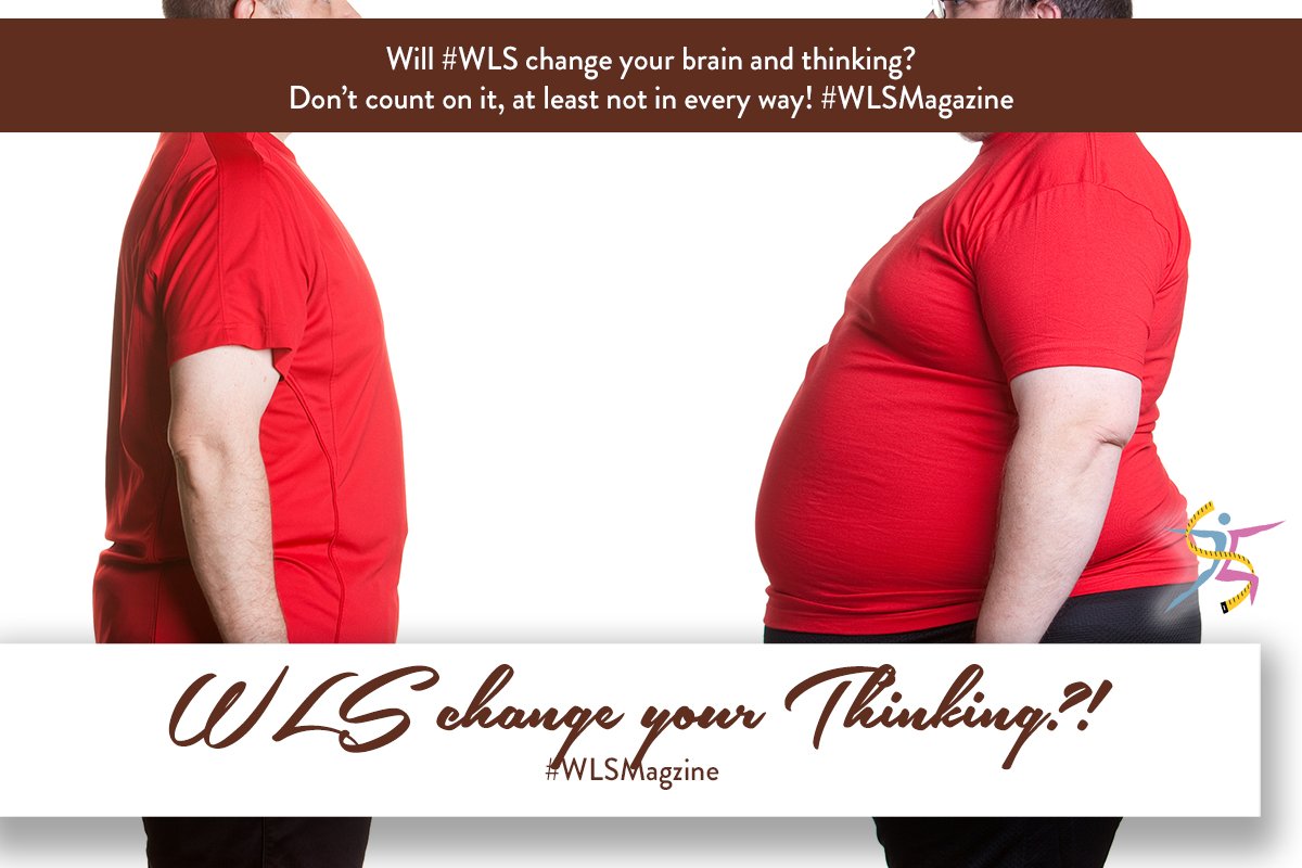 BariatricPal's tweet photo. Will #WLS change your brain and thinking? Don’t count on it, at least not in every way! https://t.co/piWiHiegpi #WLSMagazine https://t.co/aBPGWCi9bX