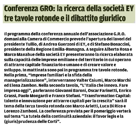 EY_Italy's tweet photo. Capacità imprese emiliane e del territorio di attrarre capitale finanziario e umano e creare valore_domani #GlobalRestructuring ricerca #EY https://t.co/xuYbT3KBP8