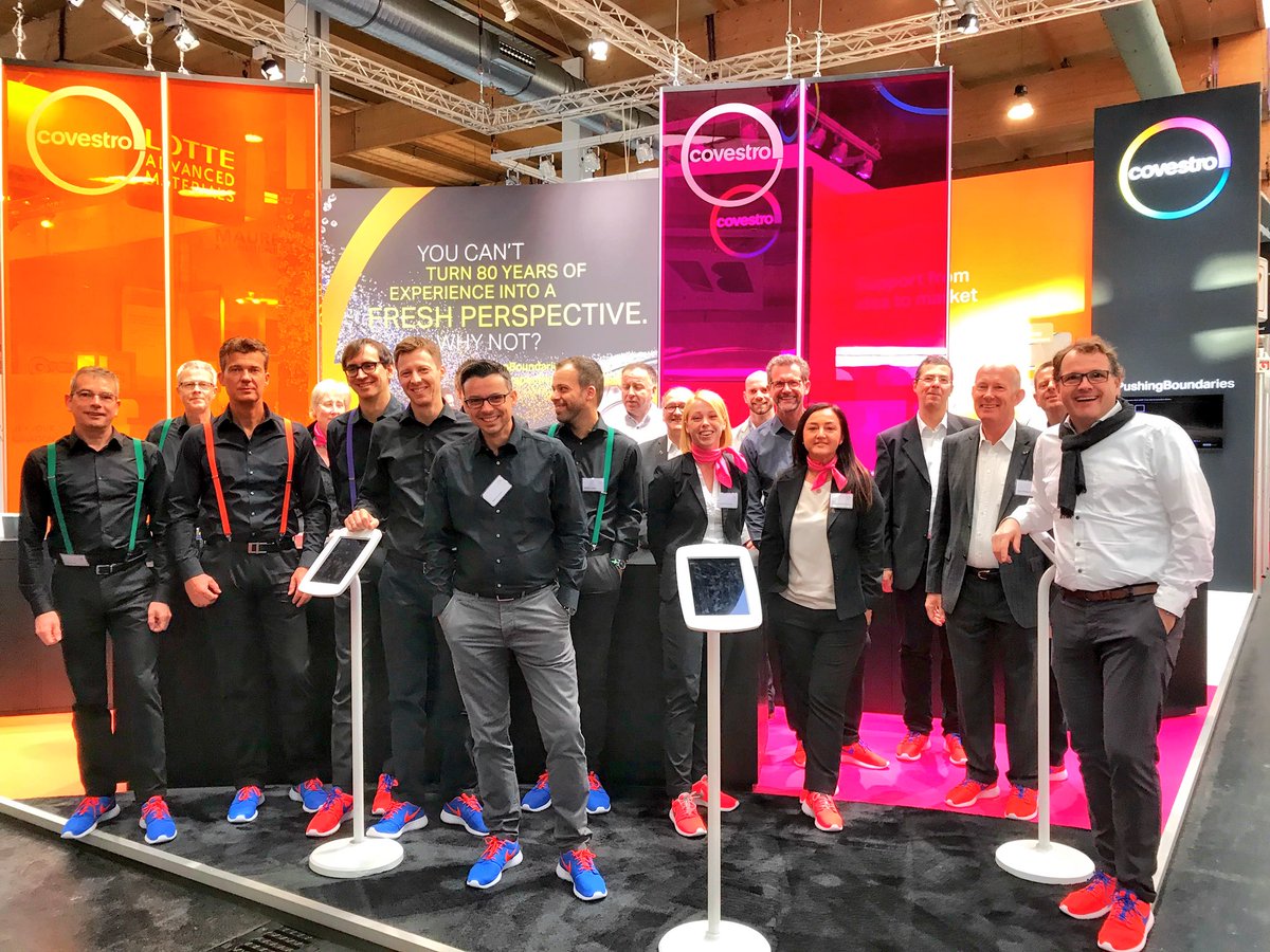 covestro's tweet photo. Ready to bring a #FreshPerspective to #Fakuma. Our team is happy to serve you at the #SampleBar in hall B4! https://t.co/3dSIt5FvDW