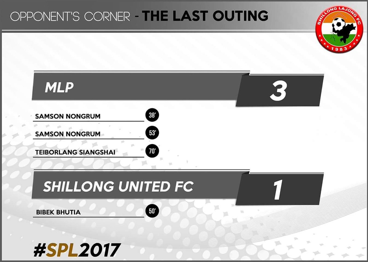 lajongfc's tweet photo. Our opponent for the next game Meghalaya Police won their last encounter against Shillong United by 3-1 on Oct 12.#OpponentsCorner #SPL2017 https://t.co/mvKeH8Egqg