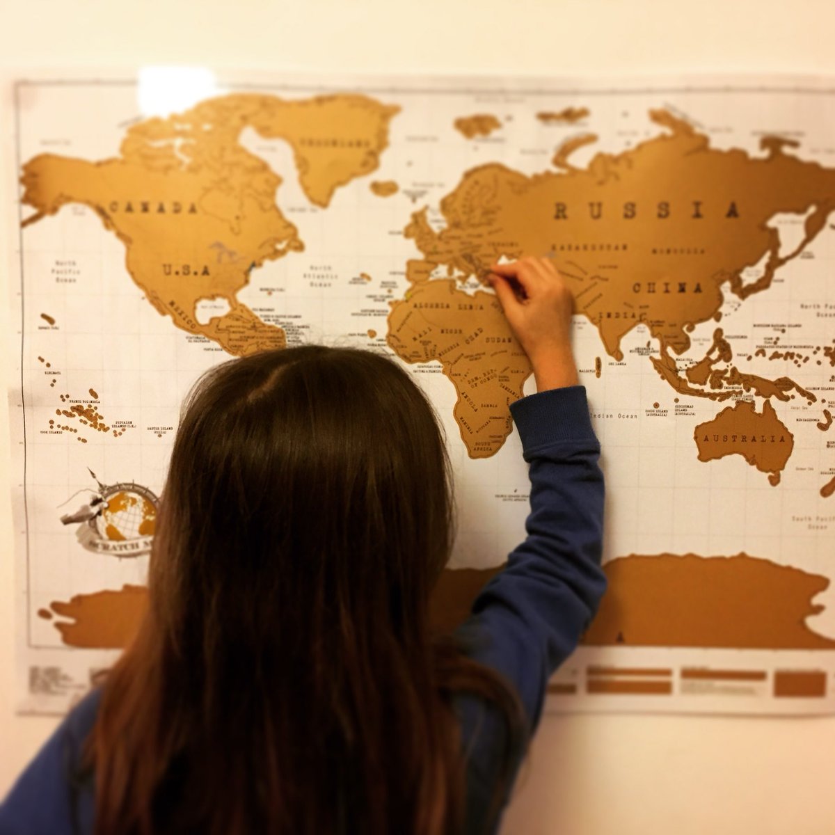 letsgosayhello's tweet image. Scratch maps are great to keep track of your travels. We finally remembered to scratch off #Greece. #letsgoandsayhello #scratchmaps #travel