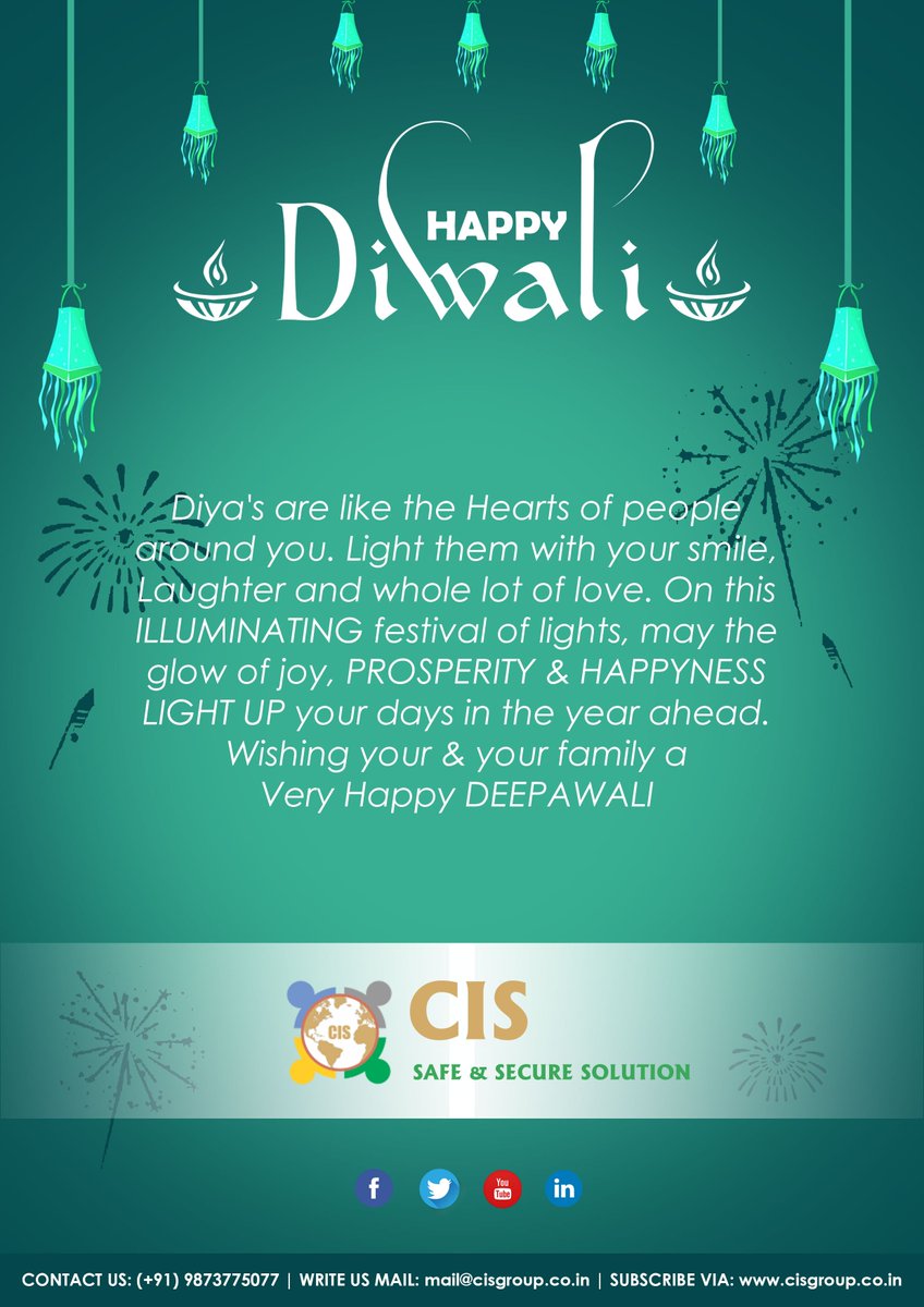 CMCORPS's tweet photo. Cmcorps Integrated wishes you all a wonderful year filled with peace, prosperity and happiness.
Celebrate"GREEN"Deepawali.
#saynotocrackers https://t.co/do1xd7rYUH